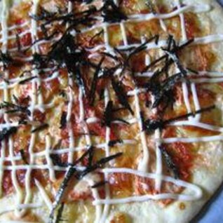 キムチマヨネーズピザ